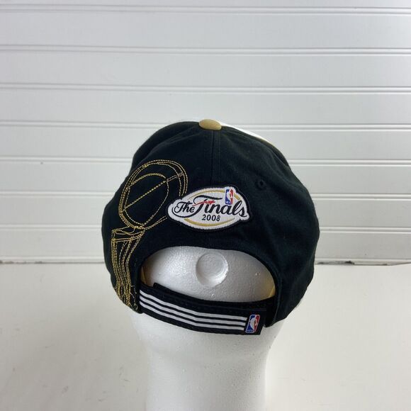 Adidas 2008 BOSTON CELTICS NBA Champions Locker Room Adjustable Cap The Finals - Picture 3 of 12